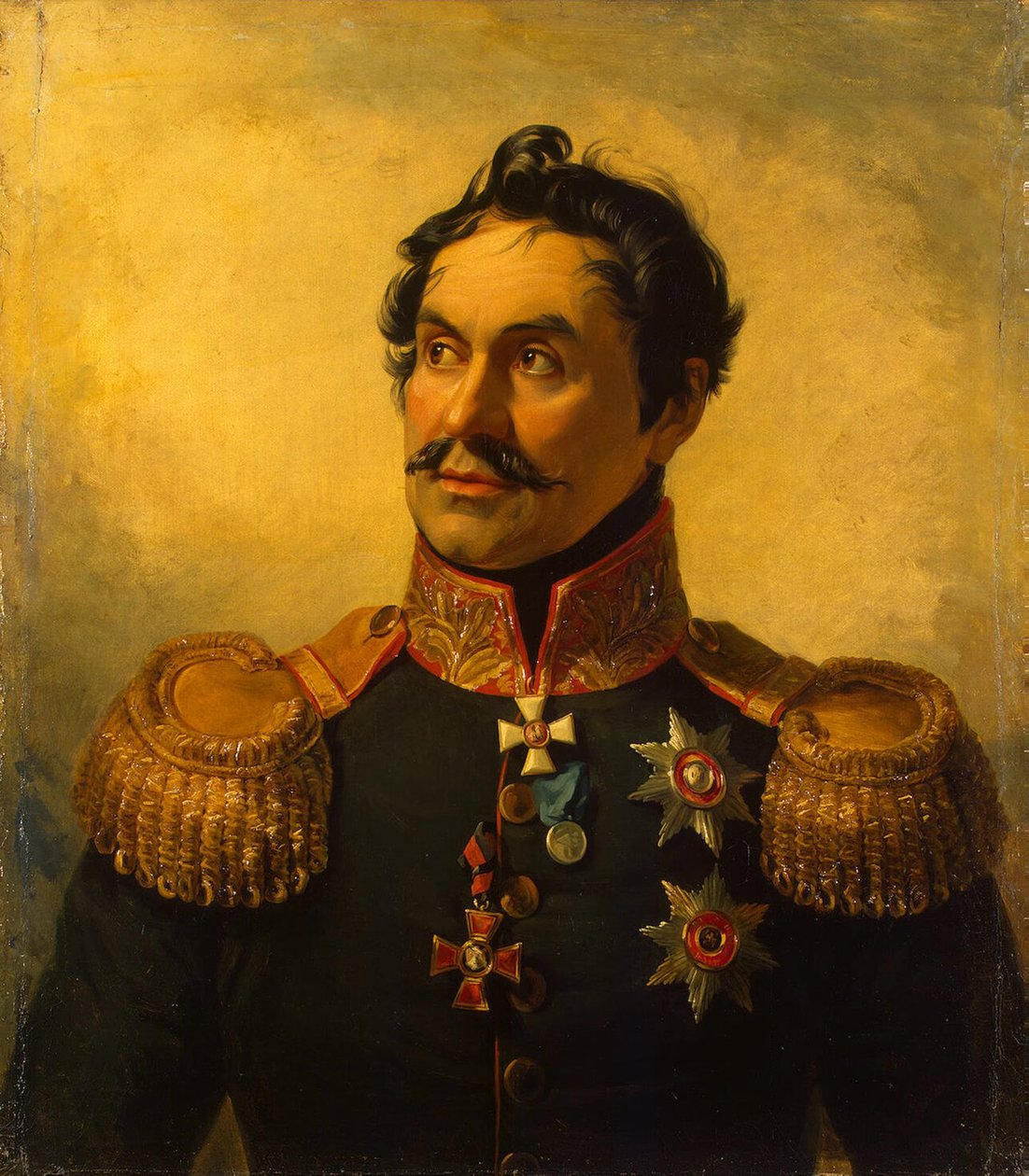 Portrett av Yefim Chaplits 1768-1825, før 1825 av George Dawe