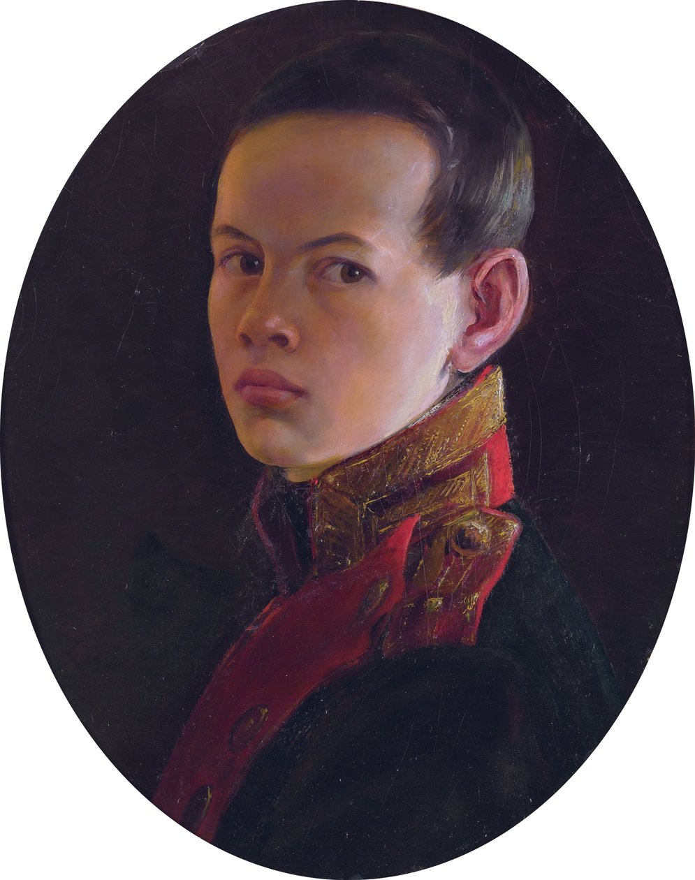 Portrett av kronprinsen Alexander Nikolayevich 1818-1881 av George Dawe