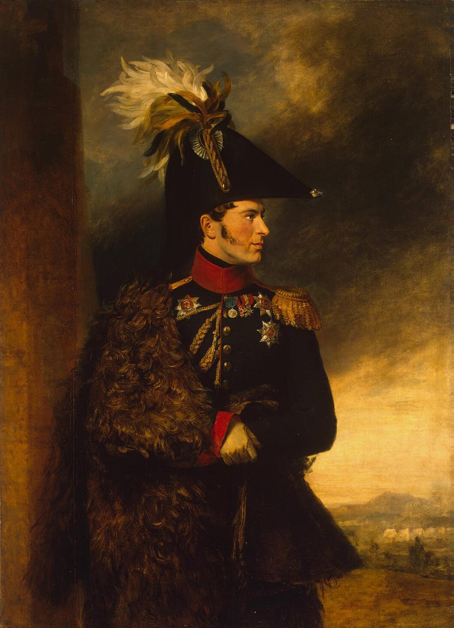 Prins Alexander Sergeyevich Menshikov 1787-1869, ca 1825 av George Dawe