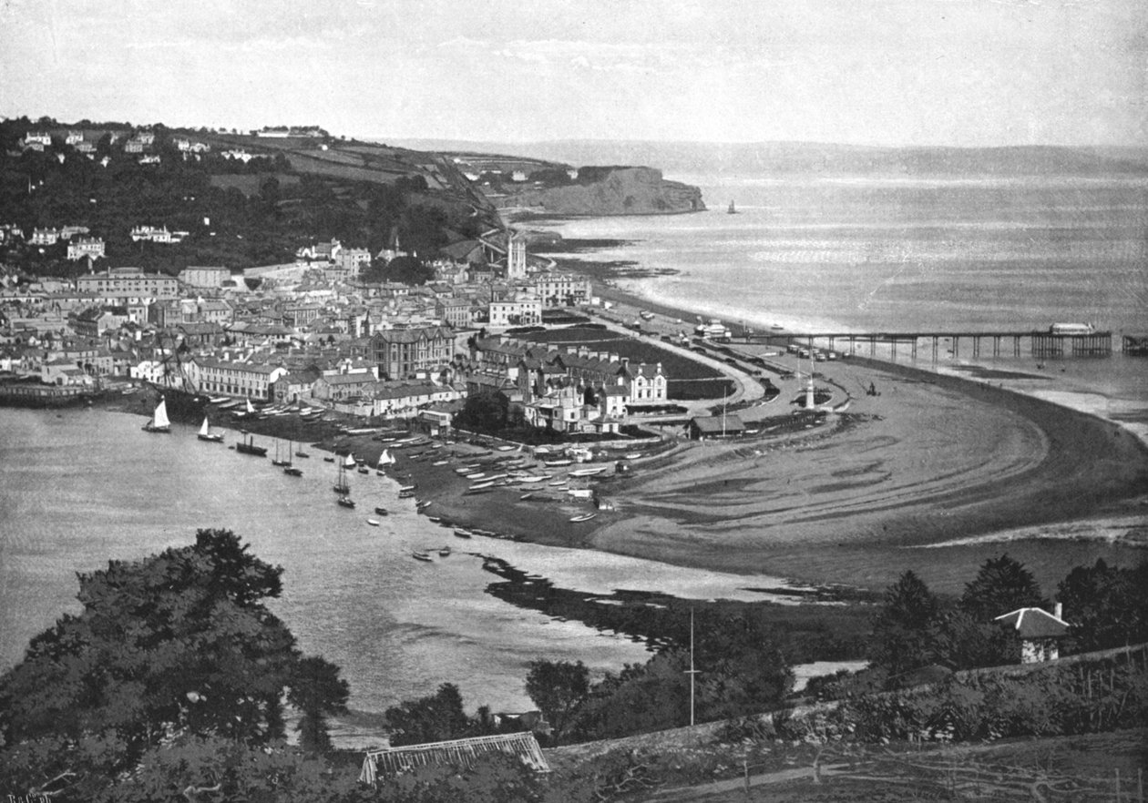 Teignmouth, ca 1900 av George Denney
