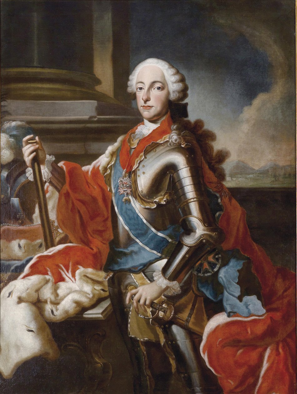 Portrett av Maximilian III Joseph 1727-1777, kurfyrst av Bayern, midten av det 18. århundre. av George Desmarées