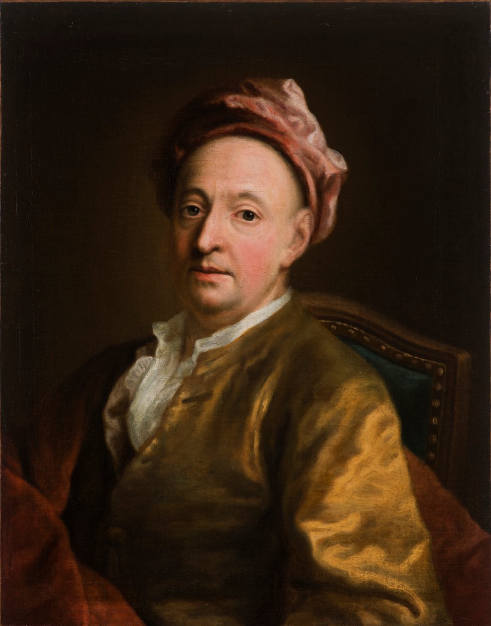 Selvportrett, midten av 1700-tallet.. av George Desmarées