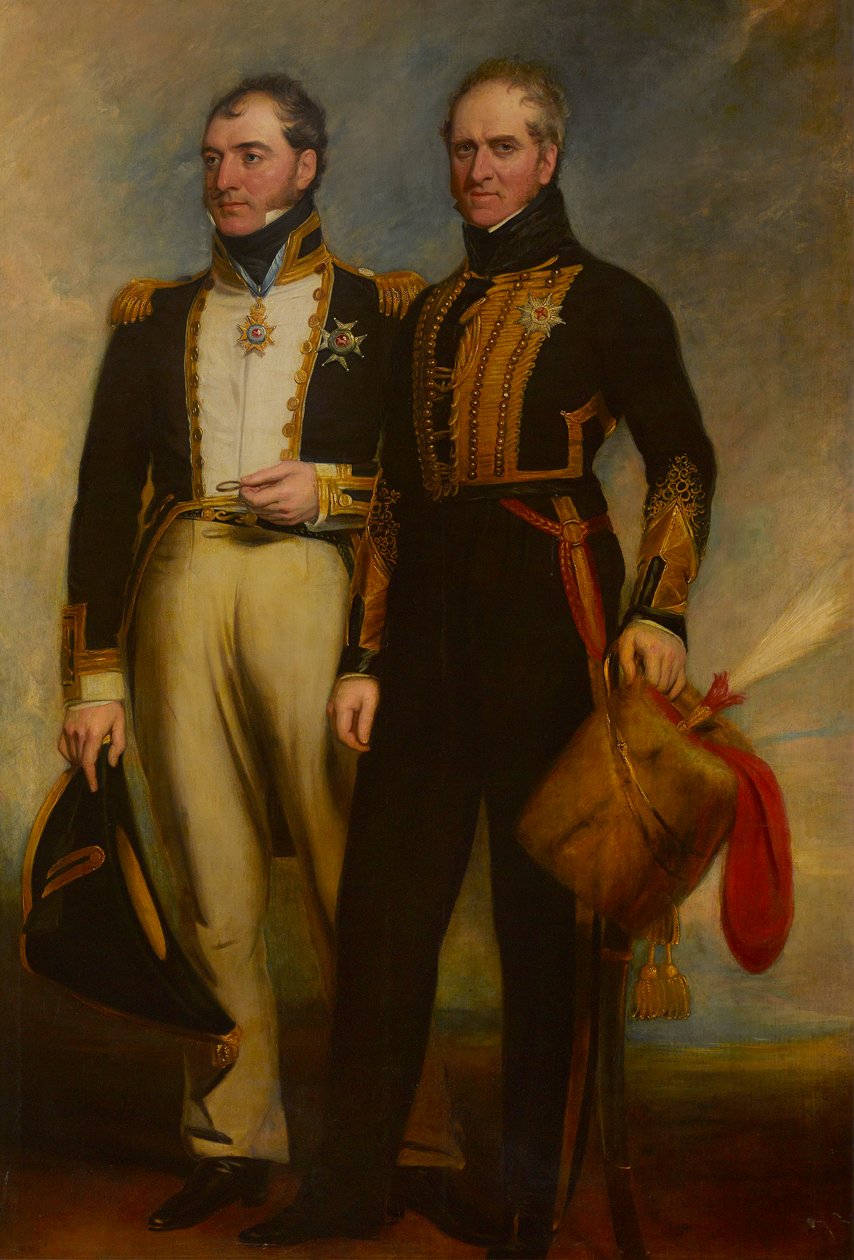Portrett av Hon. Charles Paget (1778-1839) og Henry William Paget av George Dodgson Tomlinson