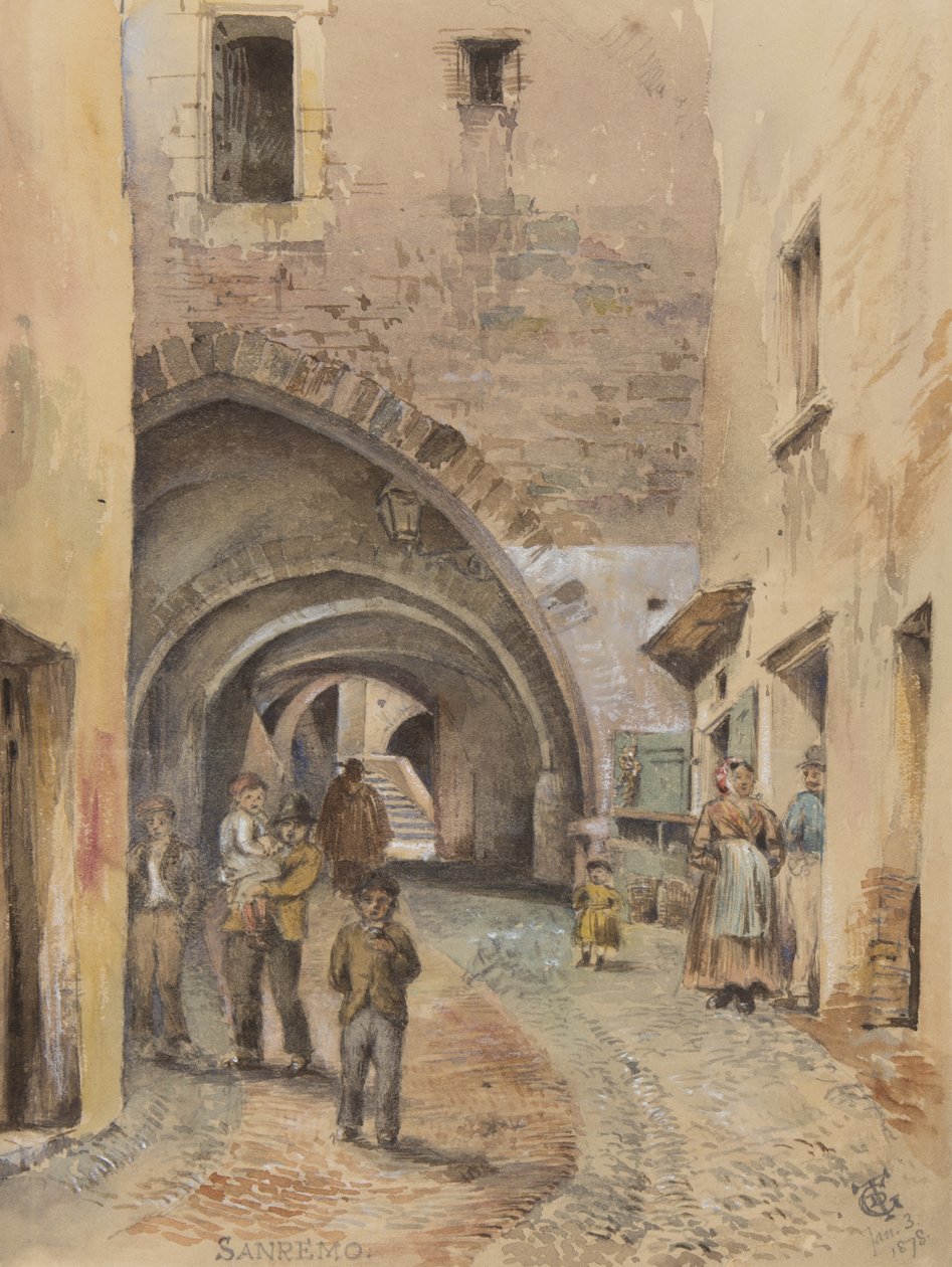 San Remo, 3. januar, 1878 av George Douglas Tinling