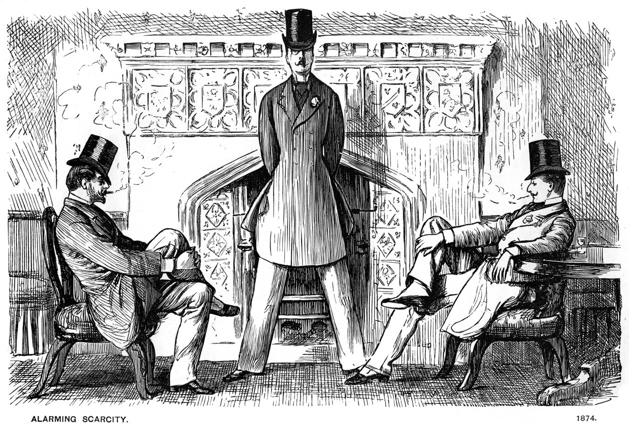 Alarmerende knapphet, 1874 1891 av George du Maurier