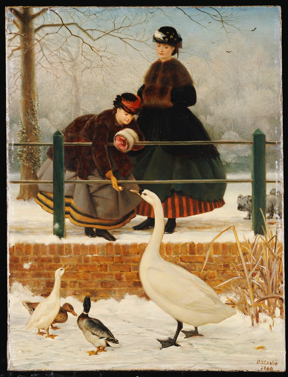 Frozen Out, 1866 av George Dunlop Leslie