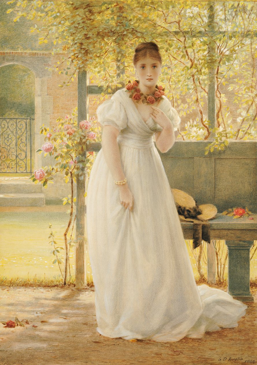 I den befestede hagen, 1869 av George Dunlop Leslie
