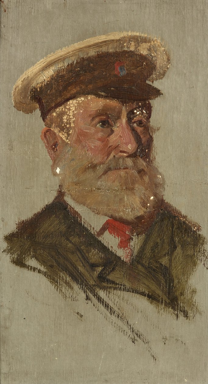 Portrett av C. Dent, 39., ca. 1920 (olje på panel) av George Edmund Butler