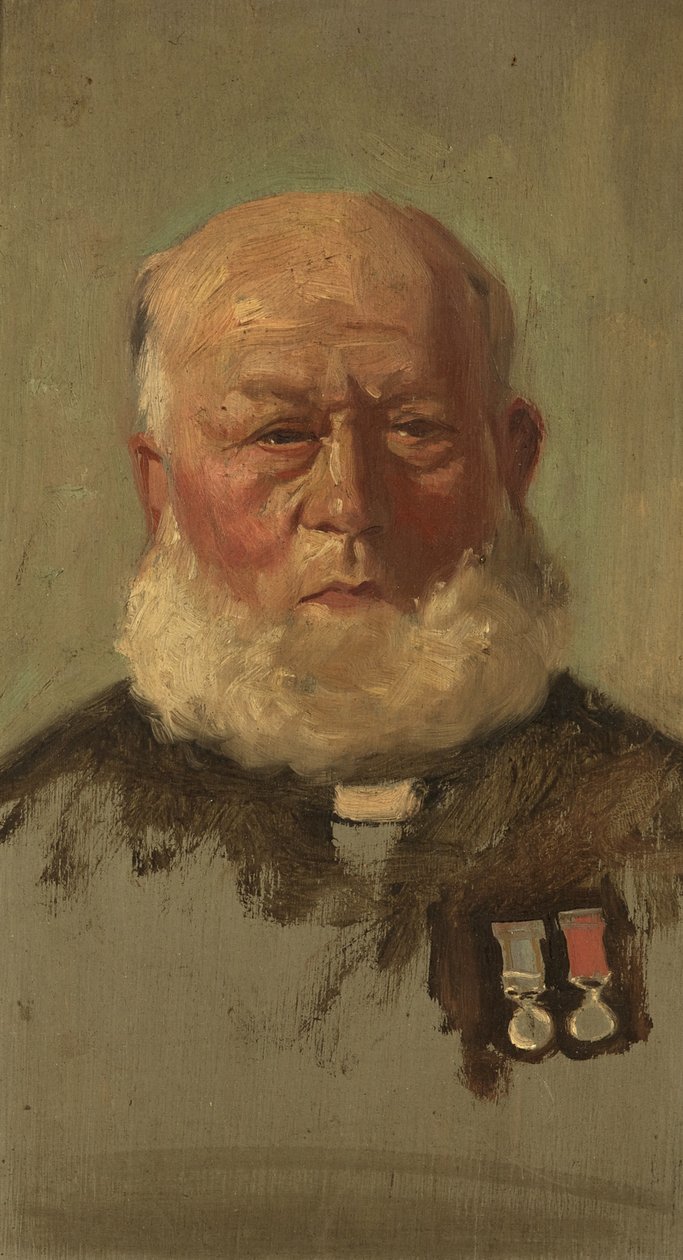 Portrett av J. Summers, R.N., ca. 1920 (olje på panel) av George Edmund Butler
