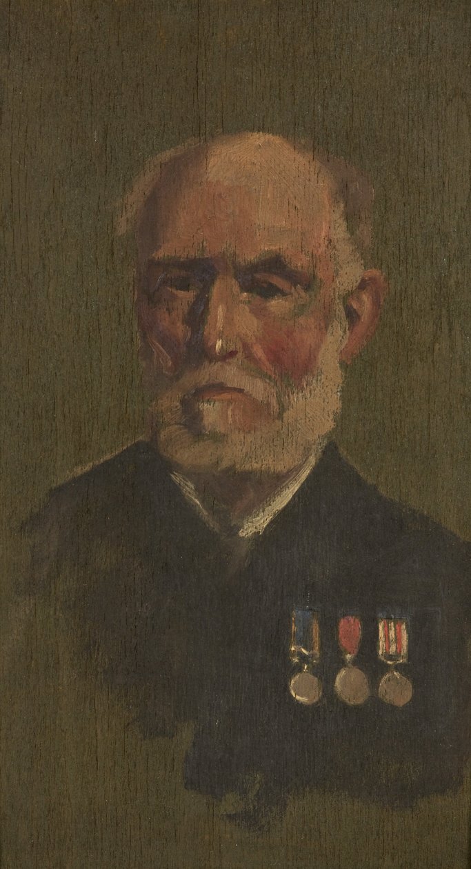 Portrett av P. Larkin av George Edmund Butler