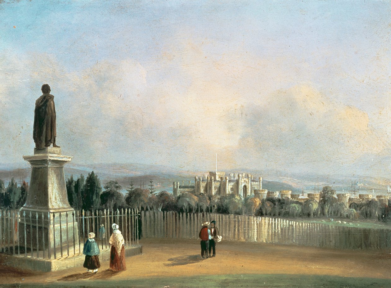 Utsikt over Old Government House, Sydney, ca. 1843-60 (panel) av George Edward Peacock