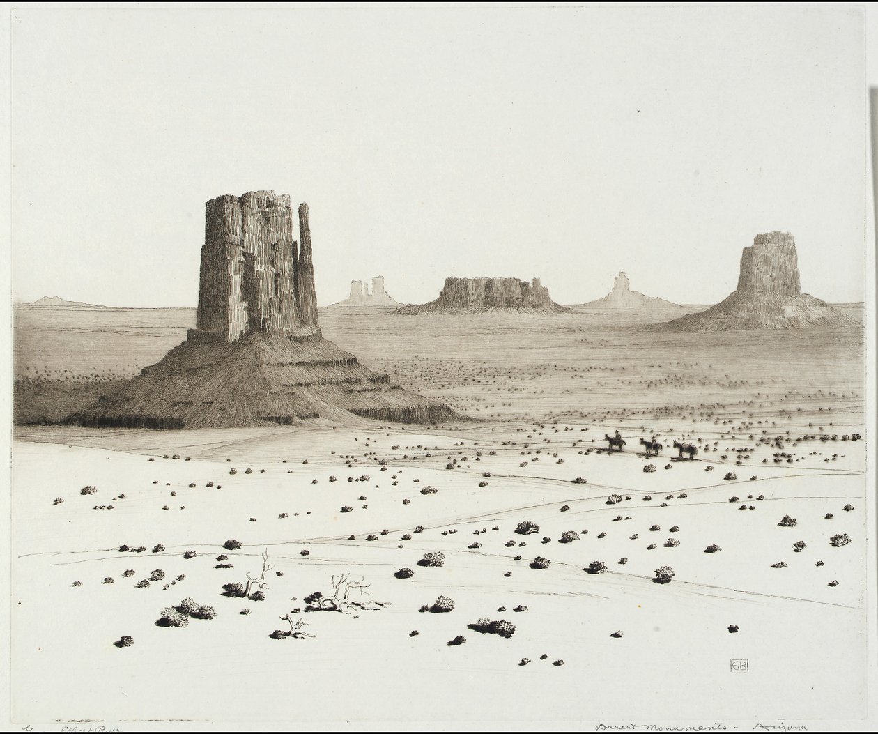 Ørkenmonumenter, Arizona av George Elbert Burr