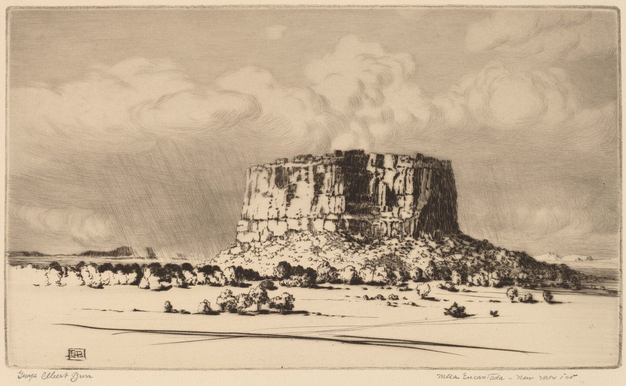 Enchanted Table, New Mexico (nr. 2) av George Elbert Burr