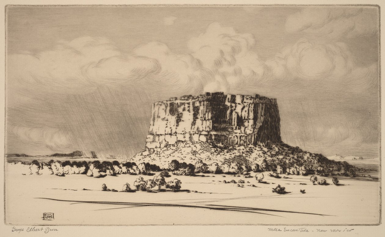 Mesa Encantada, New Mexico (nr. 2) av George Elbert Burr