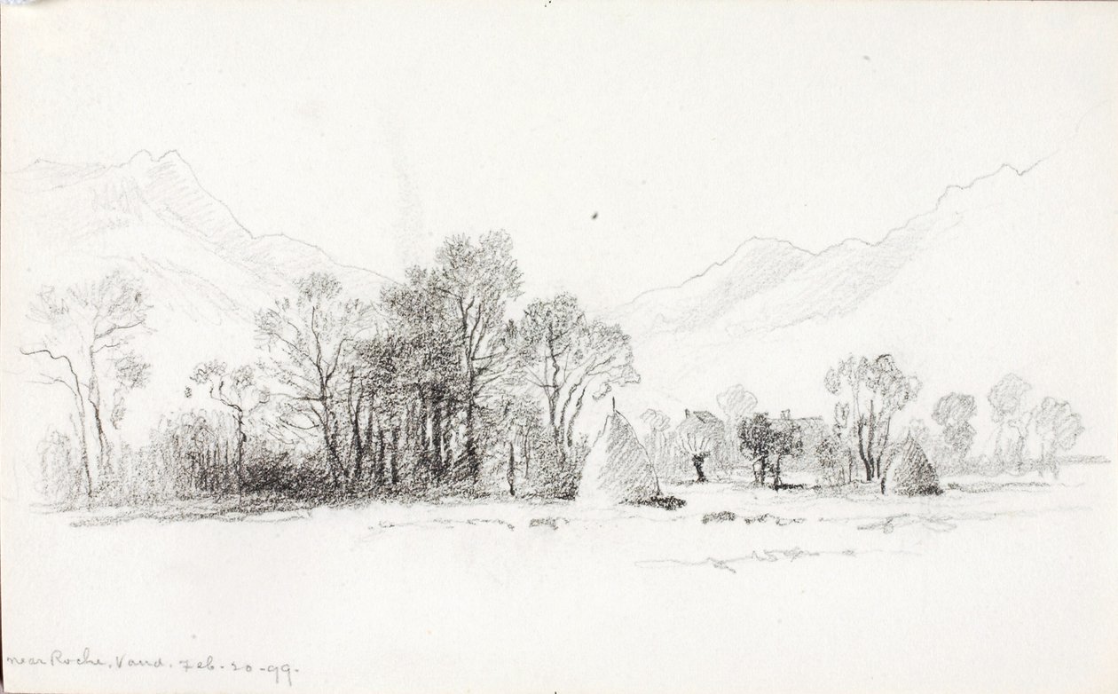 Nær Roche, Vaud av George Elbert Burr