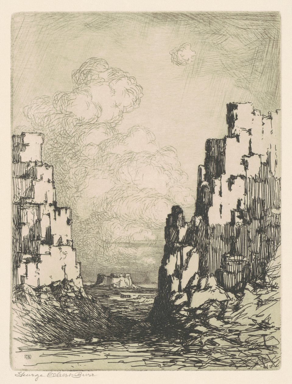 Den lille Canyon av George Elbert Burr