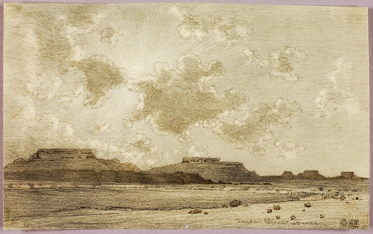 Uten tittel (overføringstegning for trykk) av George Elbert Burr
