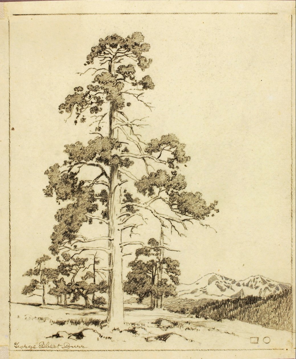 Uten tittel (overføringstegning for trykk) av George Elbert Burr
