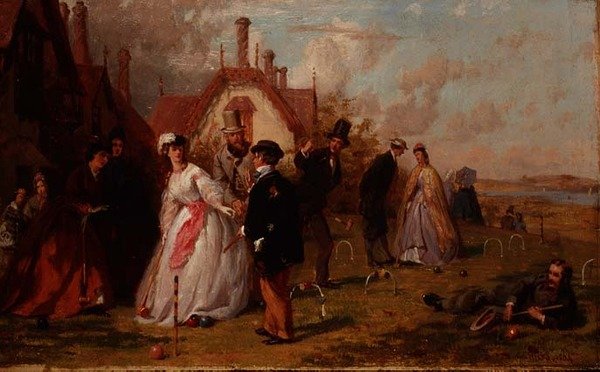 Krokket av George Elgar Hicks