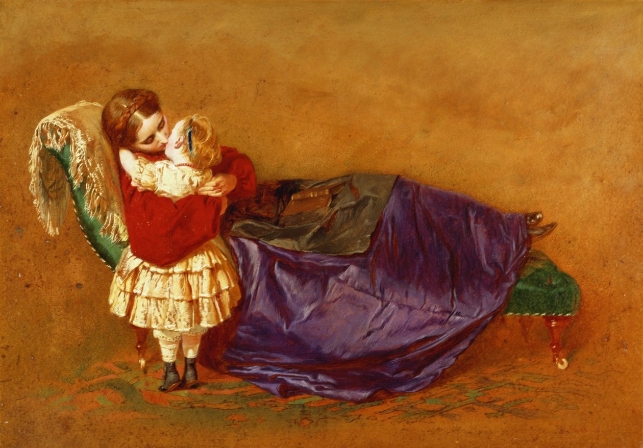 God natt, 1863 (olje på papir) av George Elgar Hicks