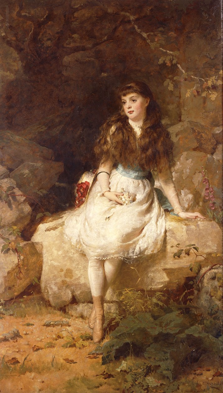 Lady Edith Amelia Ward, datter av den første jarlen av Dudley, 1883 av George Elgar Hicks