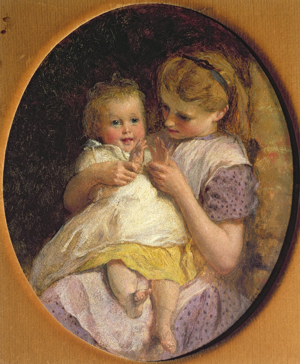 Pat-a-cake av George Elgar Hicks