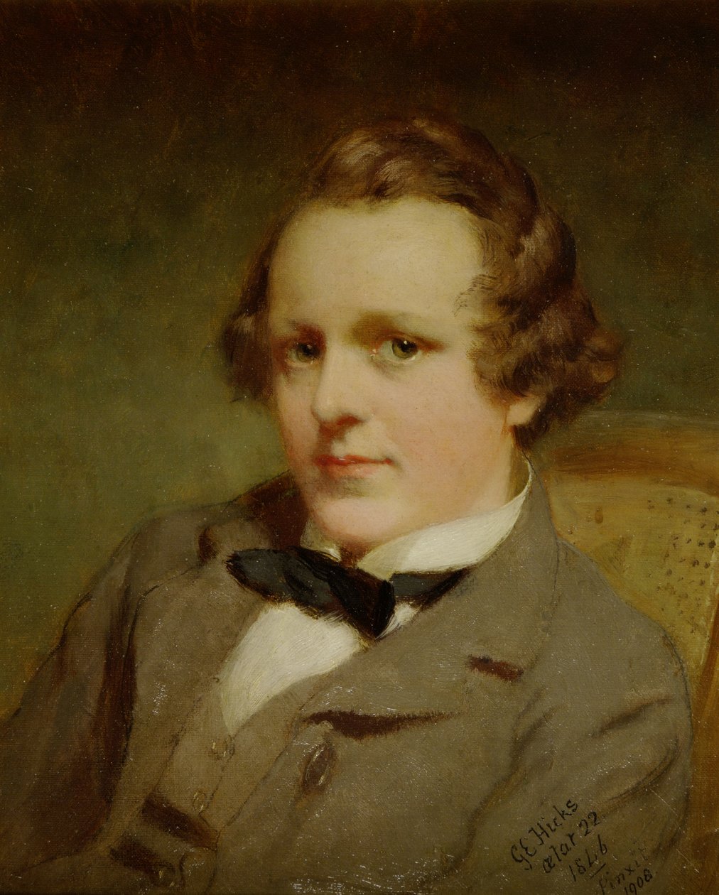 Selvportrett, 1846 av George Elgar Hicks