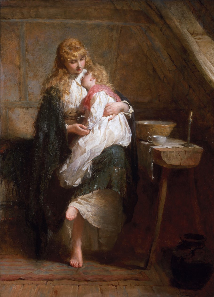 De foreldreløse, 1884 av George Elgar Hicks