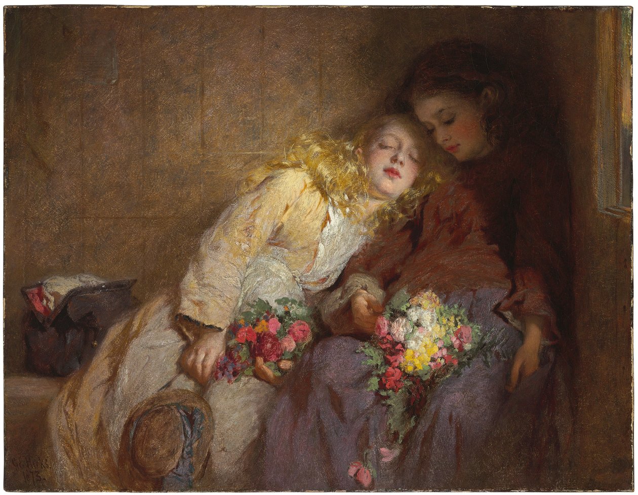 Hjemkomsten, 1873 av George Elgar Hicks