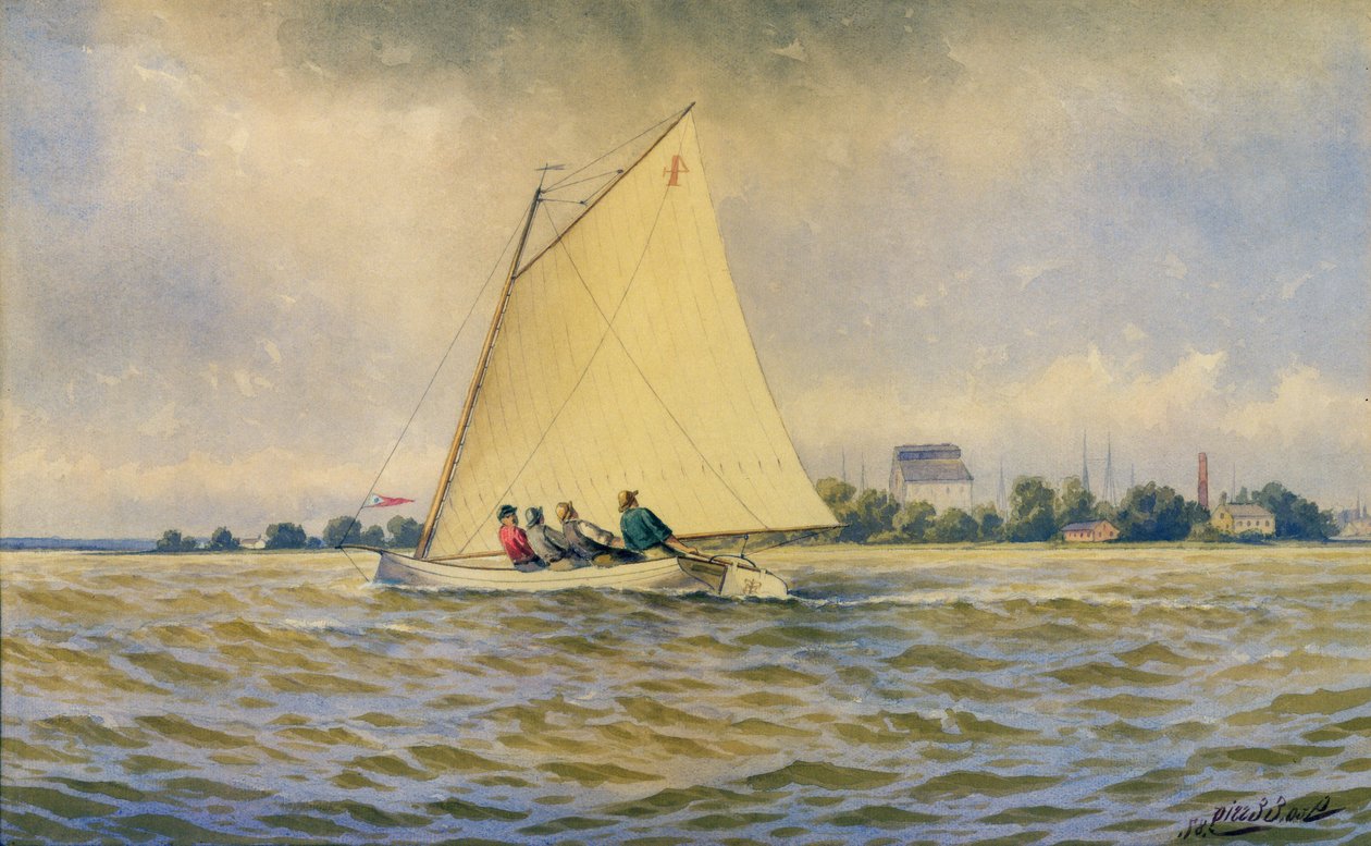 Tuck Up, 1887 (akvarell på papir) av George Emerick Essig