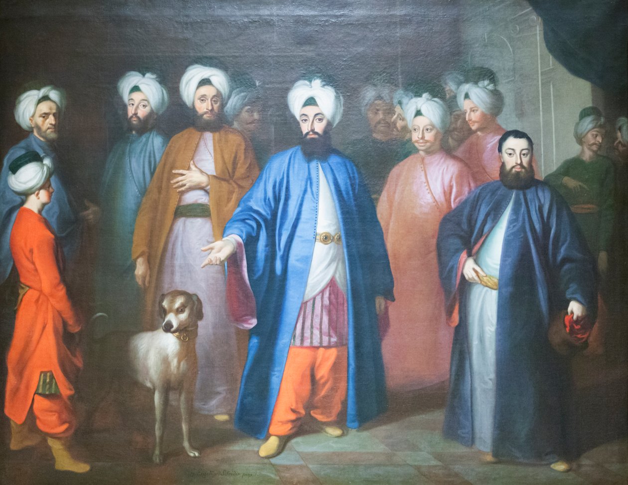 Mehmed Said Efendi og hans følge av George Engelhardt Schroeder