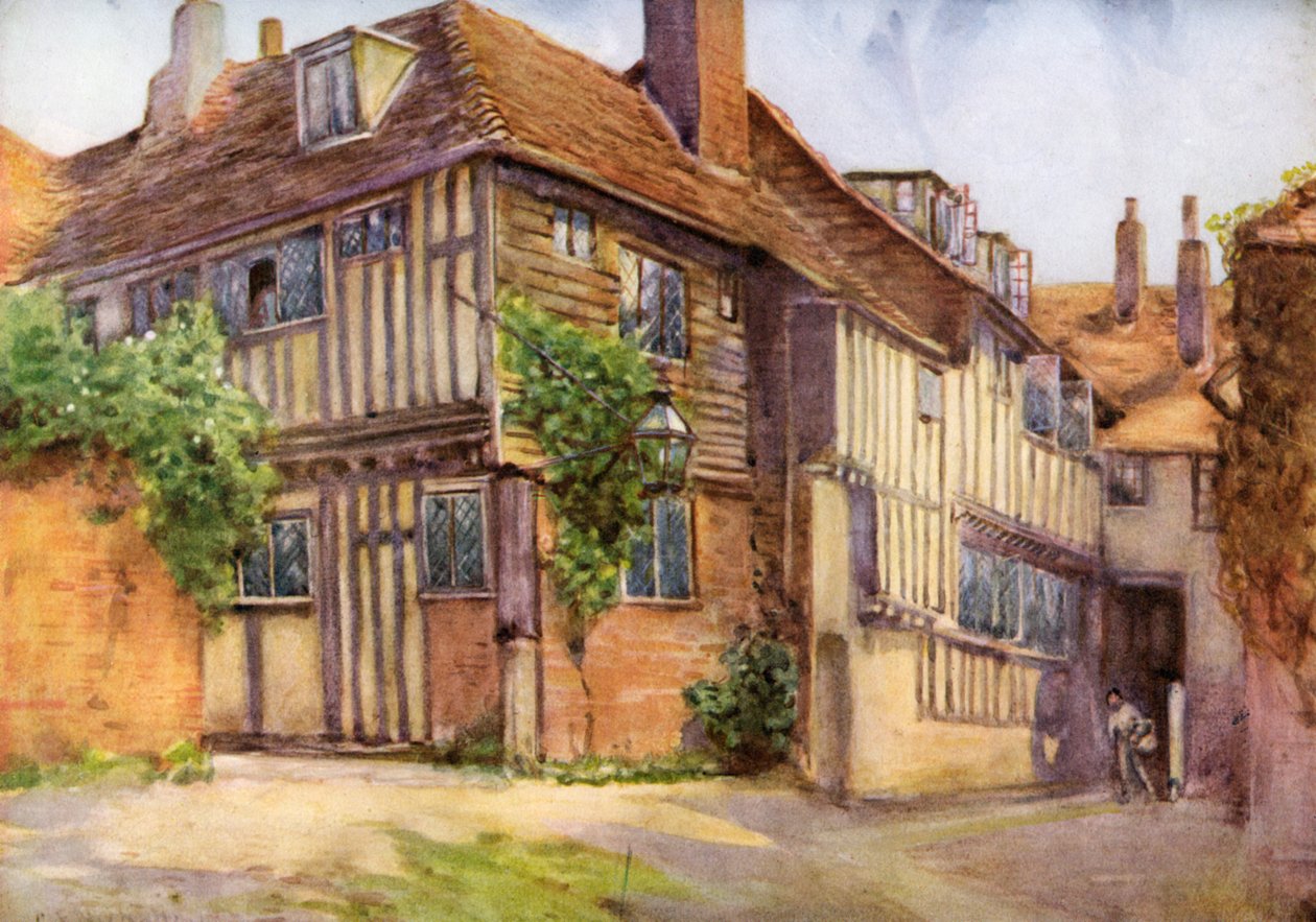 Mermaid Inn, Rye, Sussex, 1924-1926. av George Franck Nicholls