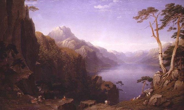 Loch Maree, Ross og Cromarty av George Fennel Robson