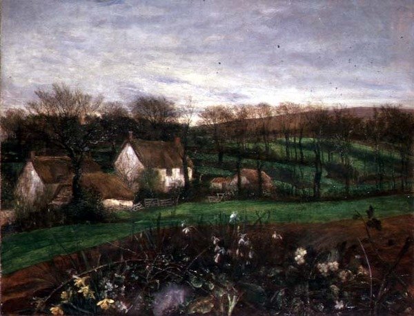 Glad vår fra mitt vindu av George Frederic Watts