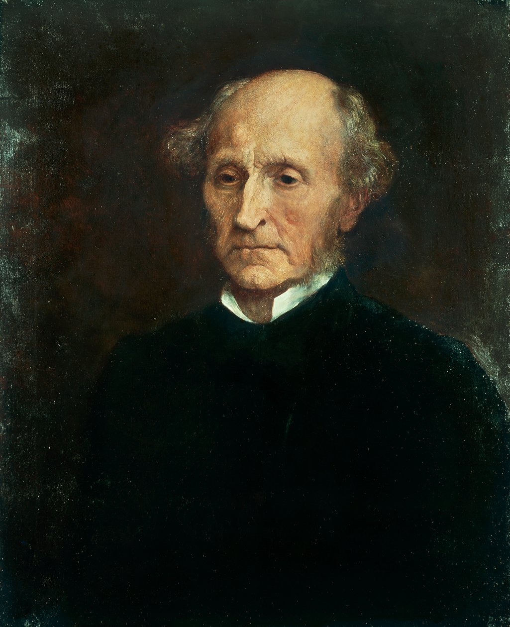 Portrett av John Stuart Mill (Pentonville av George Frederic Watts