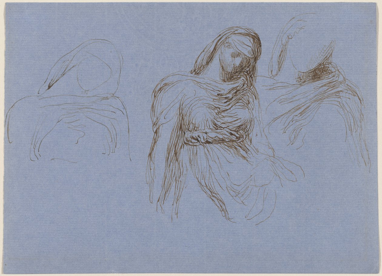 Study of Death for "Time and Death" av George Frederic Watts