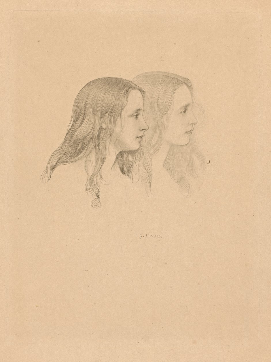Uten navn av George Frederic Watts