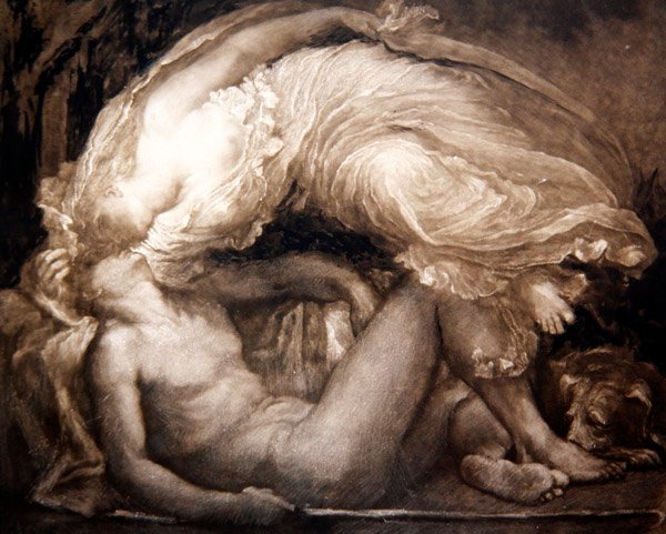 Endymion, gravert av Frank Short av George Frederick (after) Watts