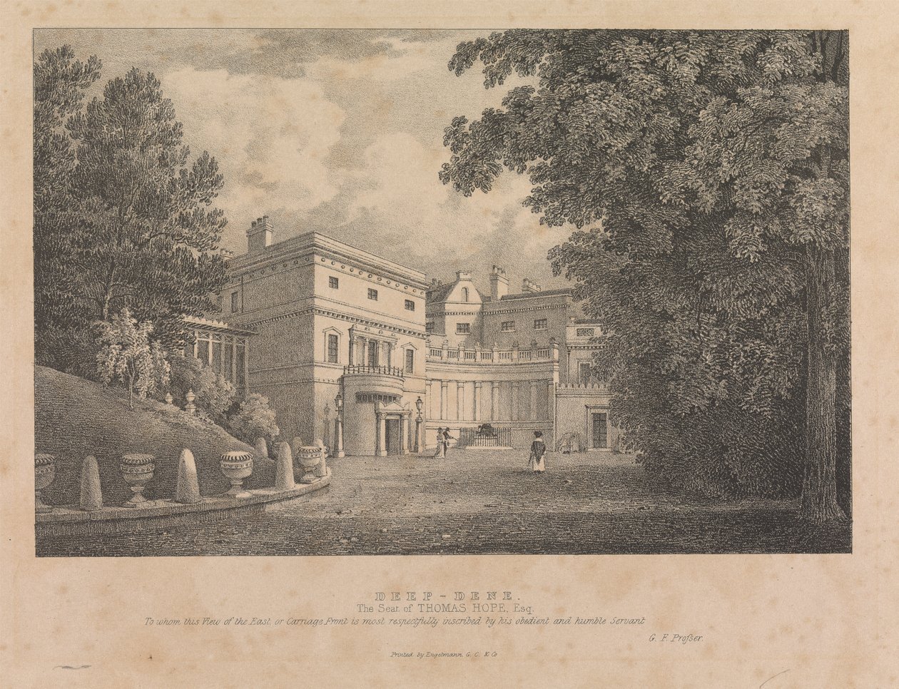 Deep-Dene. Setet til Thomas Hope, Esq. av George Frederick Prosser