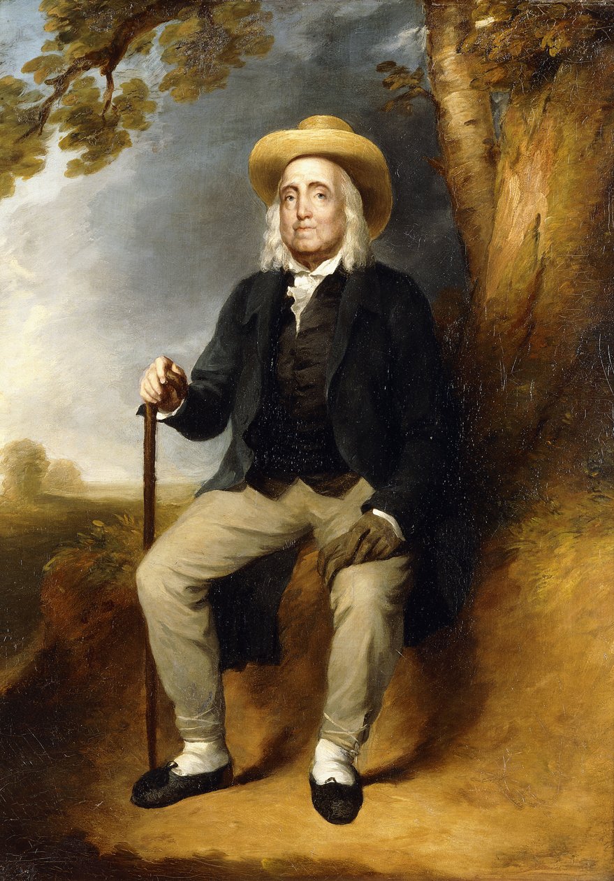 Portrett av Jeremy Bentham av George Frederick Watts