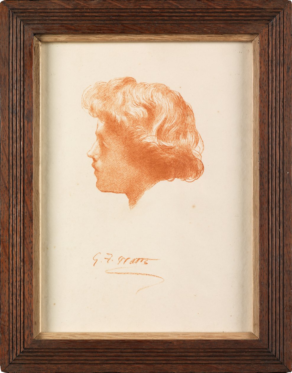 Studie for lederen av Sir Galahad (fotogravyr) av George Frederick Watts