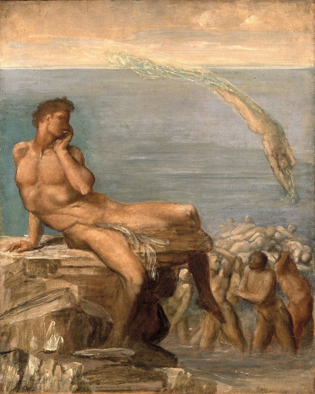 Geniet til gresk poesi, 1878 av George Frederick Watts