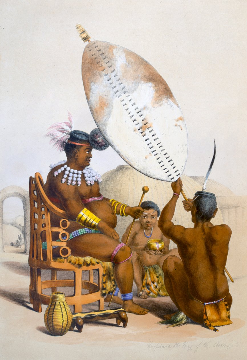 Umpanda, himmelens konge, 1849 av George French Angas