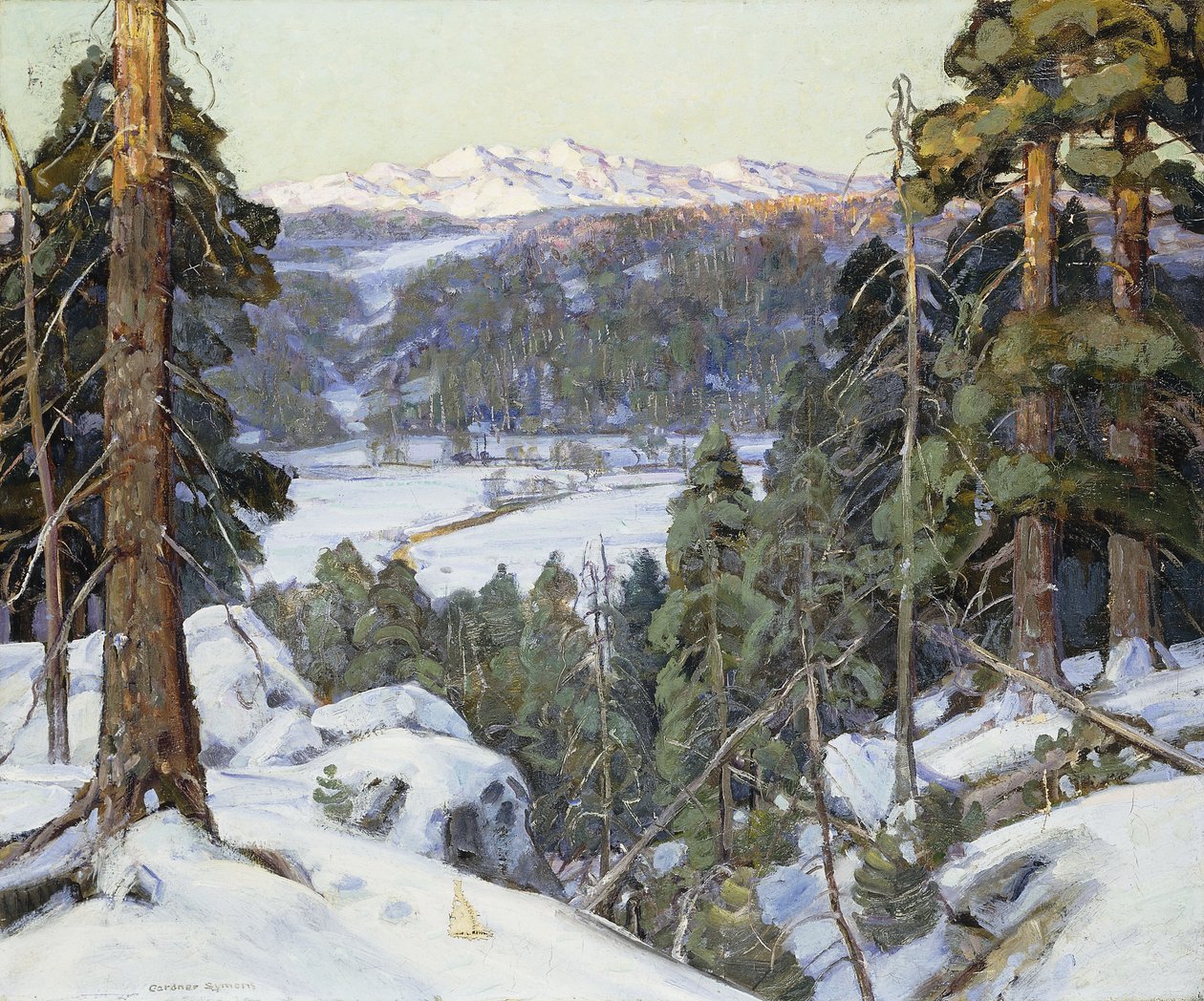 Furu om vinteren av George Gardner Symons