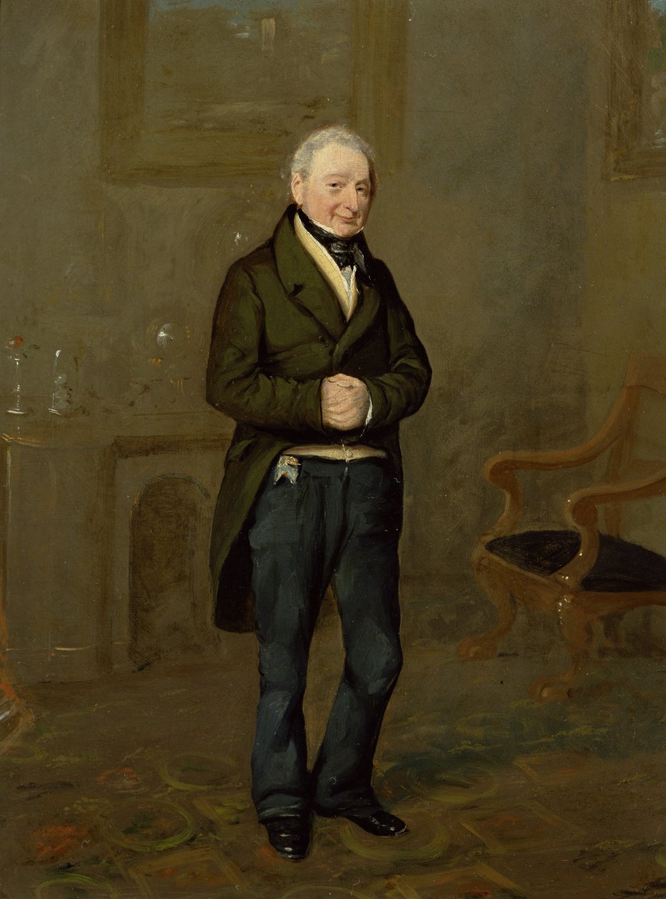 Portrait of a Household Steward of Bramham Park, Yorkshire, identifisert som John Pollock (1769-1837), ca. 1822 (olje på lerret) av George Garrard