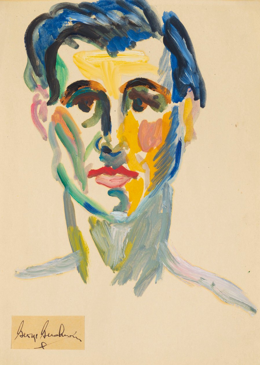 Selvportrett. av George Gershwin