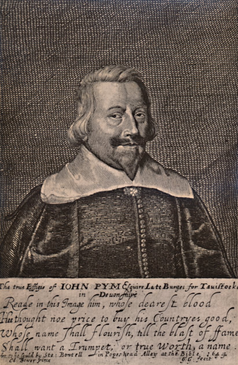 John Pym , engelsk parlamentarisk politiker, c1644 1894 av George Glover
