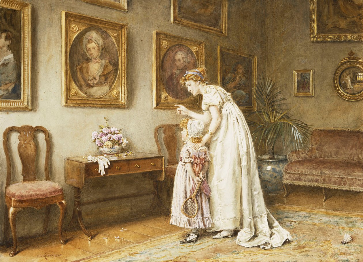 En liten familiehistorie, av George Goodwin Kilburne