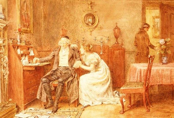 Uarvet av George Goodwin Kilburne