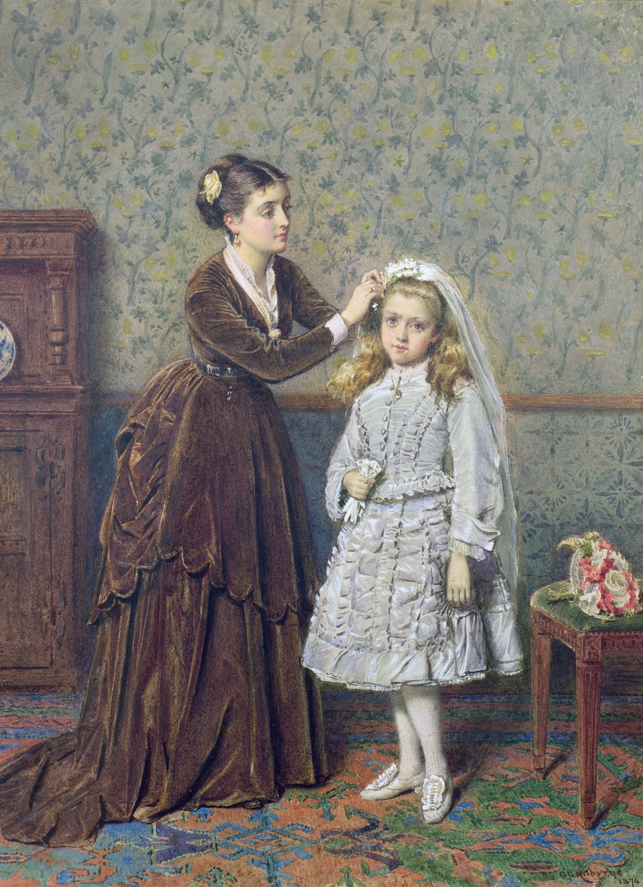 Hennes første nattverd av George Goodwin Kilburne